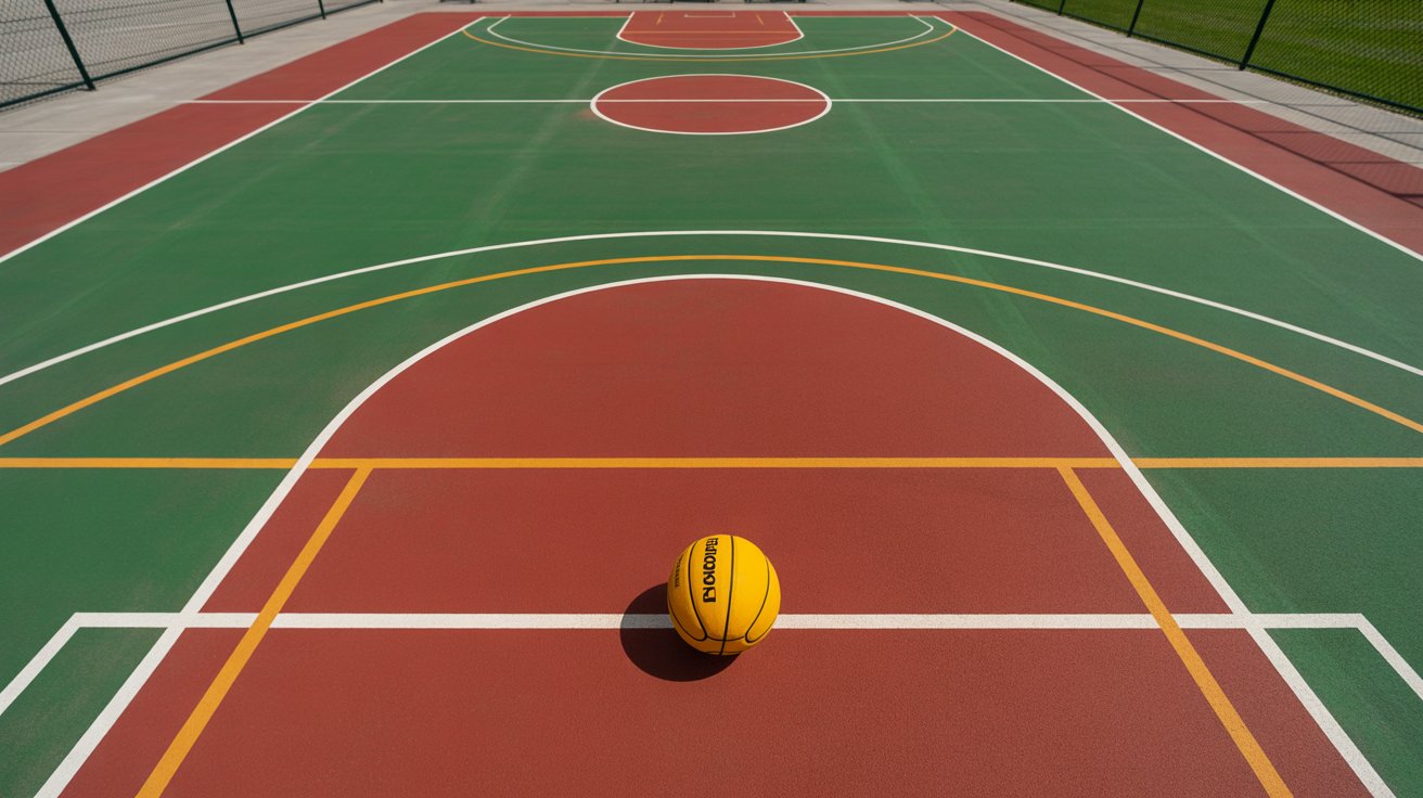 Açık Hava Basketbol & Spor Sahası Zemininde Mükemmel Performans